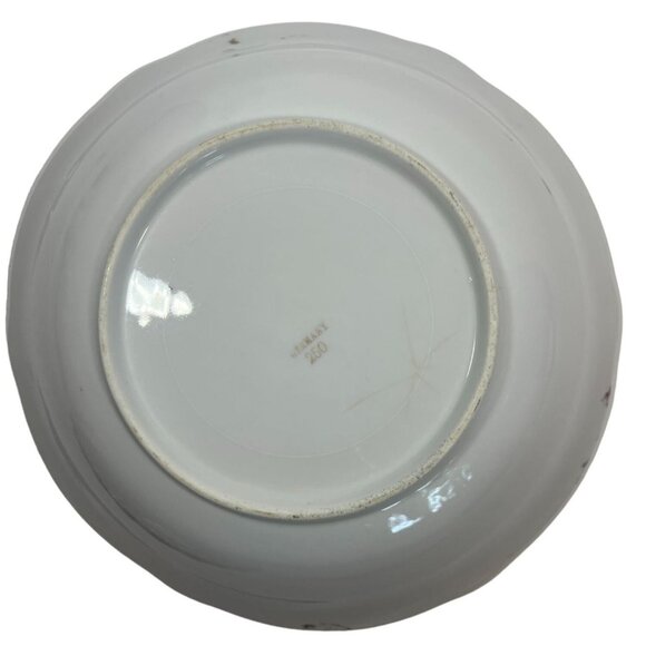 Antique Hand-Painted German 250 Porcelain Bowl Roses Floral Grape GrannyCore - Picture 2 of 6